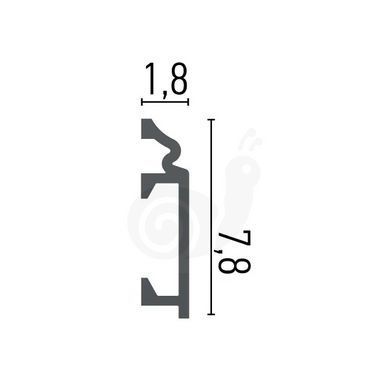 Плінтус полімерний Grand Decor HCR 507 Flexi