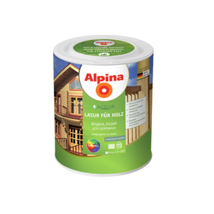 Лазур Alpina Aqua Lasur fur Holz прозора 2.5л