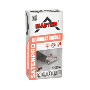 Шпаклівка Master Satenpro гіпсова 25 кг