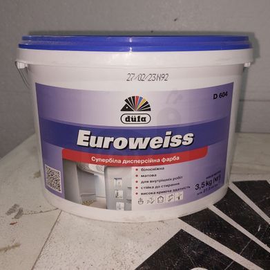 Фарба D&uuml;fa Euroweiss D604 3,5 кг