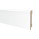 Плінтус МДФ Оміс білий silk matt прямий 80x10x2200 мм, Білий