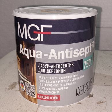 Лазур-антисептик MGF Aqua-Antiseptik тік 0,75л