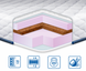 Топпер Eurosleep COCOS-MIX ЖАККАРД 140x190