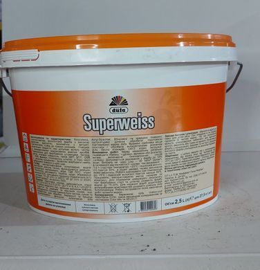 Фарба D&uuml;fa Superweiss D4 2,5л