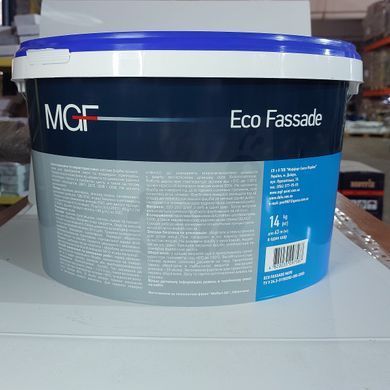 Фарба фасадна MGF Eco Fassade M690 База 1 &ndash; біла 14 кг
