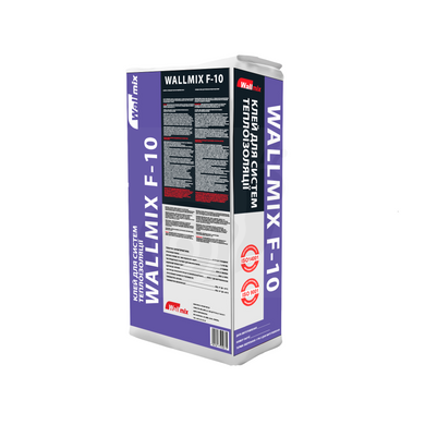 Клей Wallmix F-10 Зима для пінополістирольних плит та систем теплоізоляції 25кг