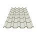 Металочерепиця Прушиньскі SZAFIR 0,5 мм PE Сріблястий RAL 9006 (метал SY Co. (Корея)