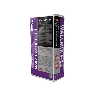 Клейова суміш Wallmix F-11 армована для пінополістирольних плит 25кг