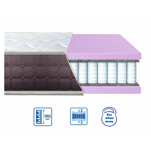 Матрац Eurosleep BRAVE SPRING FOAM ТРИКОТАЖ 70x190