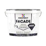 Фарба Kompozit FACADE LUXE фасадна силіконова 14 кг Біла