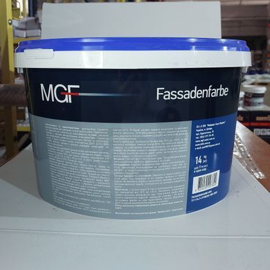Фарба фасадна MGF Fassadenfarbe M90 14 кг. База 1 &ndash; біла.