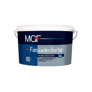 Фарба фасадна MGF Fassadenfarbe M90 14 кг. База 1 &ndash; біла.