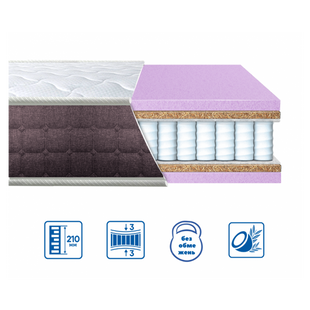 Матрац Eurosleep BRAVE SPRING COCOS 70x190
