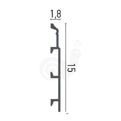 Плінтус дюрополімерний Grand Decor HCR 510