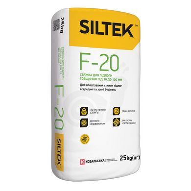 Стяжка Siltek F-20 25кг