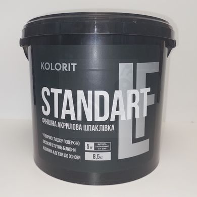 Шпаклівка акрилова Kolorit Standart LF 8,5 кг