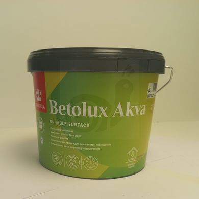 Фарба Tikkurila Betolux Akva 2,7 л (база А)