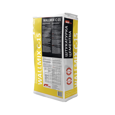 Штукатурка Wallmix C-15 цементна 25кг