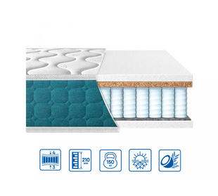Матрац Eurosleep FRESH SPRING 2 в 1 70x190