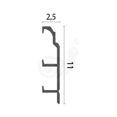 Плінтус дюрополімерний Grand Decor HCR 515